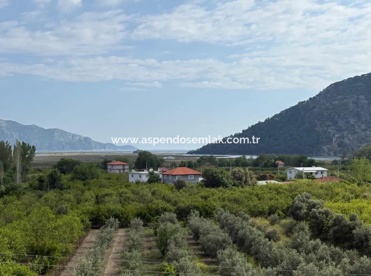 1.721M2 Grundstück Zum Verkauf Im Dorf Çandır Mit Meer- Und Seeblick