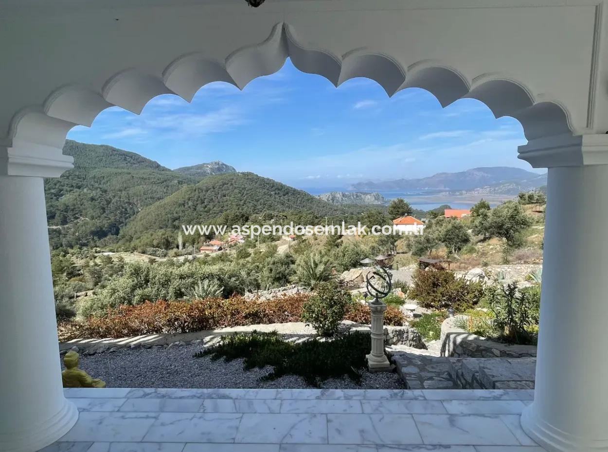 Vip Villa Zum Verkauf In 5000M2 Grundstück Mit Vollem Meerblick In Gökbel