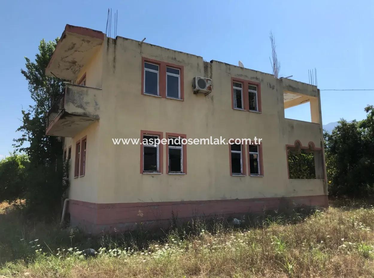 2 Storey House Villa For Sale In 727M2 Land In Seydikemer