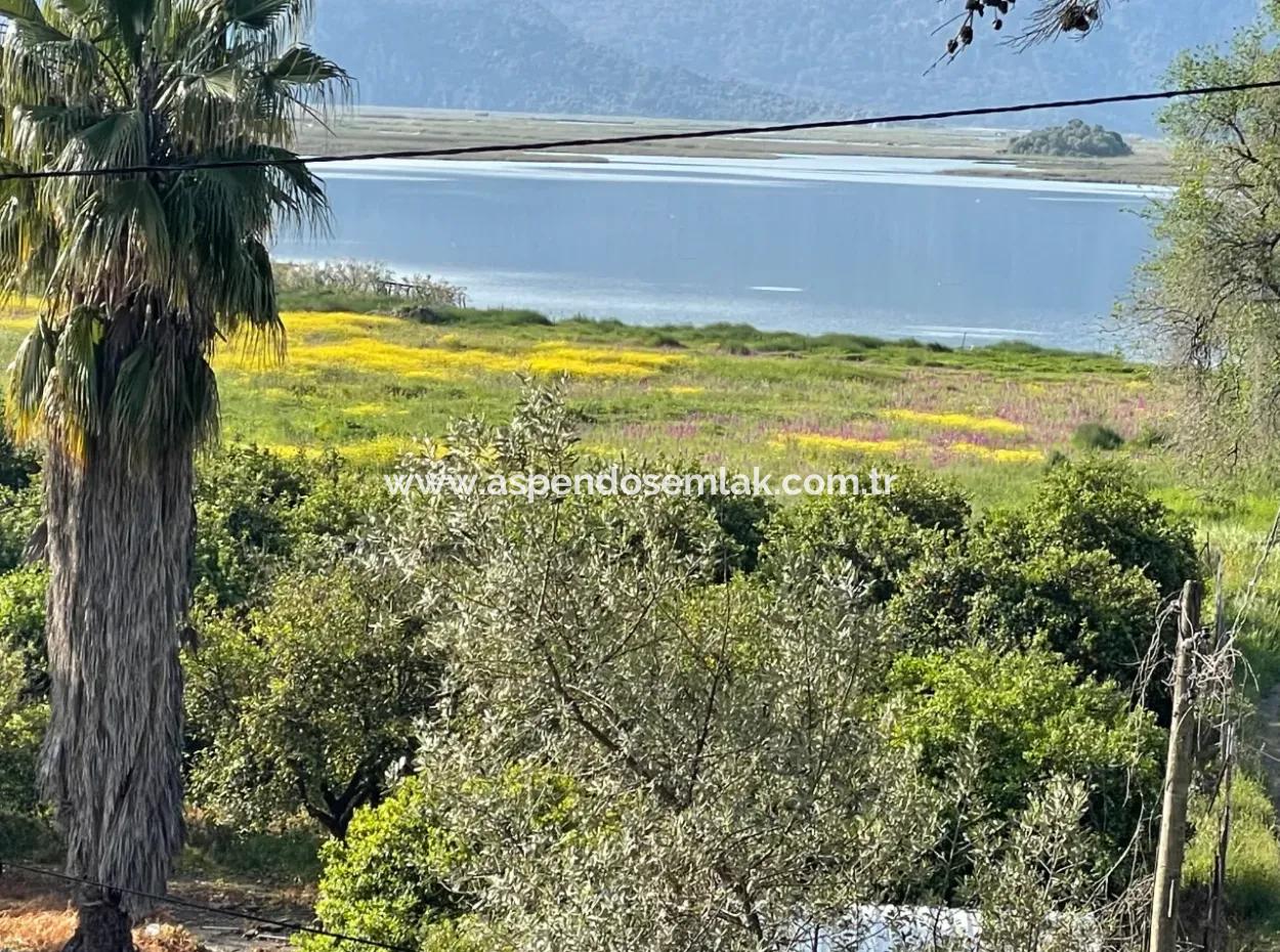 1,136M2 Field Plot For Sale With Çandır Lake View