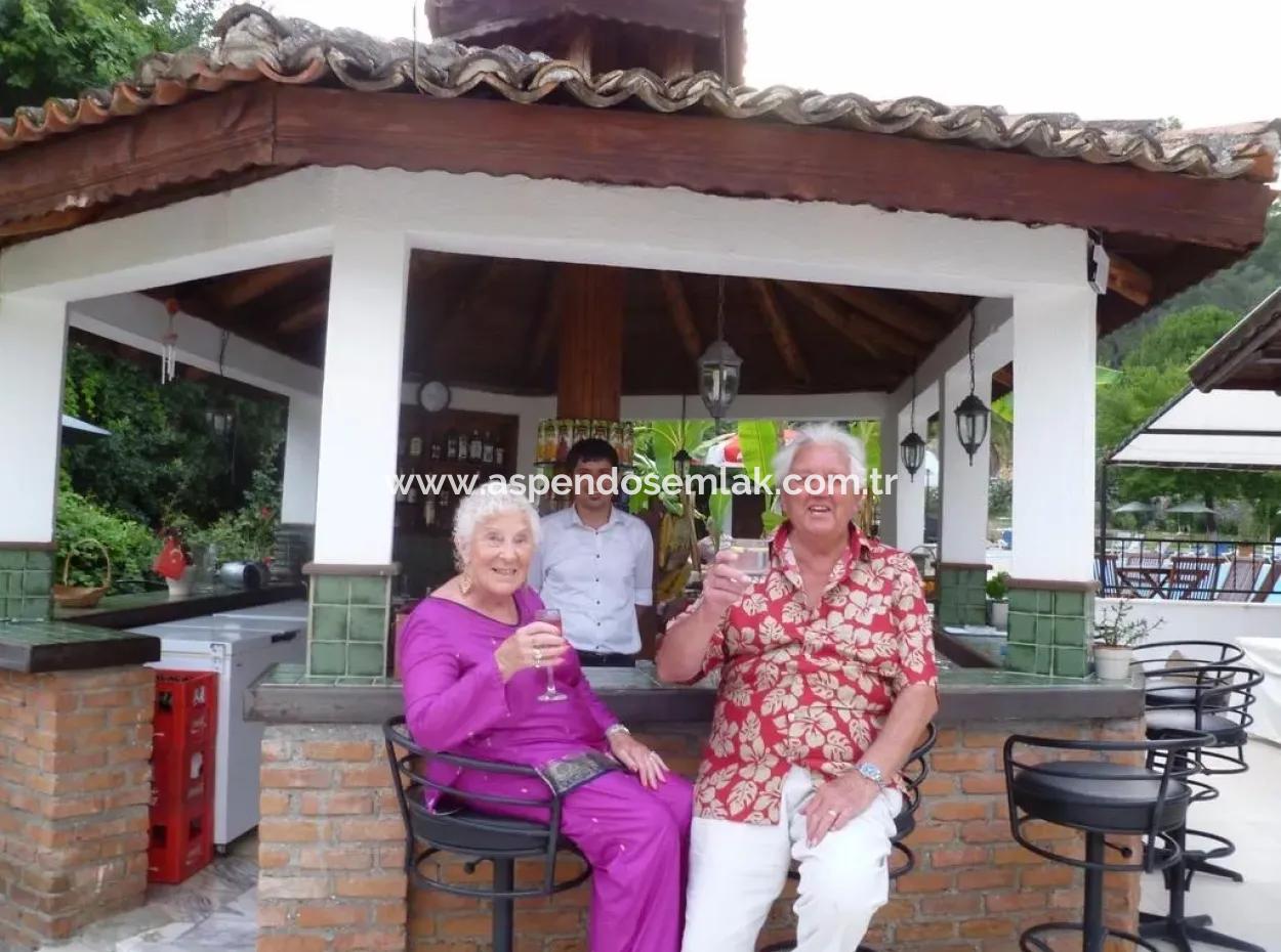 Çandır Satılık Otel Köyceğiz Dalyan Çandır 30 Odalı 5000M2 Arsa İçinde Satılık Otel