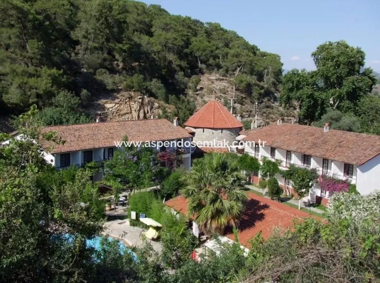 Çandır Satılık Otel Köyceğiz Dalyan Çandır 30 Odalı 5000M2 Arsa İçinde Satılık Otel