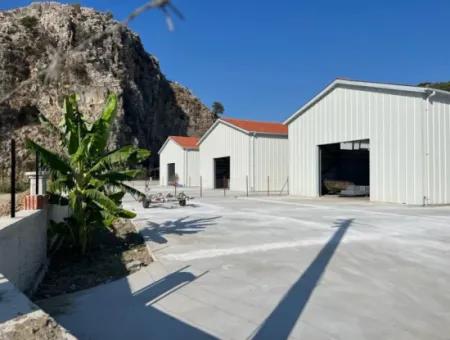 Dalyan'da Depo Ve İmalata Uygun Satılık Dükkanlar